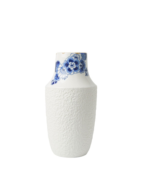 Vase Blauw Bloesem - Porcelain - 19 cm