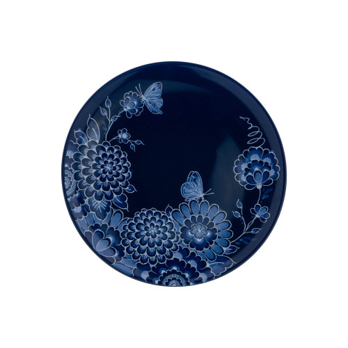 Wandbord Vlinder Blauw - Cabinet des Fleurs - Keramiek - 26 cm
