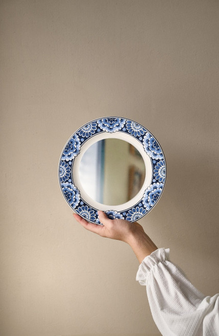Mirror Plate - Cabinet des Fleurs - Ceramic - 25 cm