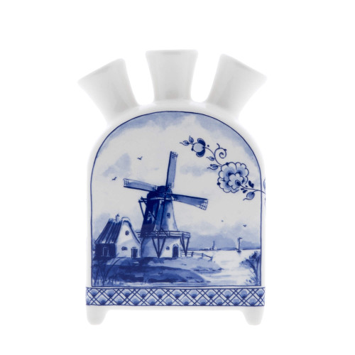 Tulpenvaas Landschap - Klok - Keramiek - 17 cm