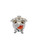 Tulip Vase on Legs - Tulip - Orange-Green - 14 cm