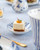 Tea Bag Holder Tulp - Stripes - Porcelain - 9 cm