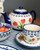 Kop en schotel Oranje Tulp - Keramiek - 200 ml