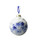 Christmas Bauble - Snow - Delft blue - Ceramic - 8 cm
