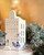 Tealight Holder House - Clock Gable - Delft blue - 17 cm