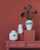 Belly Vase De Blauwe Fiets No.1 - Ceramic - 20 cm