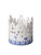 Waxinelichthouder Huisjes - Delfts blauw - 11 cm