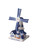 Figurine Windmill - Kissing Couple - Delft blue - 17 cm