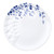 Dinerbord Blauw Vouw - Porselein - 27 cm