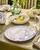 Dinerbord Blauw Vouw - Porselein - 27 cm