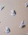 Wandvogel 1 - Keramiek - Delfts blauw - 15 cm