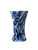 Chalice Vase Bubble Blue - Hand-painted - 33 cm