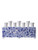 Tulip Vase Delft blue - Rectangular - Ceramic - 17 cm
