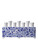 Tulip Vase Delft blue - Rectangular - Ceramic - 17 cm