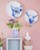 Tulip Vase Delft blue - Clock - Ceramic - 17 cm