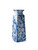 Vase - Square - Hand-painted - Bubble Blue