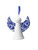 Kerstornament Engel - Delfts blauw - Keramiek - 8 cm