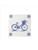 Tegel Fiets - Delfts blauw - 13 cm