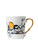 Mok Bosvogels - Delfts blauw - Goud - Keramiek - 300 ml