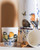 Mug Forest Birds - Delft blue - Gold - Ceramic - 300 ml