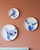 Wall Plate Blue Tit - Delft blue - Ceramic - 20 cm