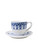 Espresso kop en schotel Paauw Blauw