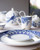 Gebaksbordje Paauw Blauw