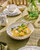 Pasta Plate Blauw Vouw - Porcelain - 24 cm
