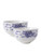 Yogurt Bowl De Blauwe Fiets - Ceramic - Set of 2 - 175 ml