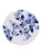 Pannenonderzetter Bloemen - Delfts blauw - 18 cm