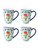 Mug Oranje Tulp - Ceramic - 300 ml - Set of 4