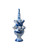 Tulpenvaas Bubble Blue - 2-delig - Handgeschilderd - 57 cm