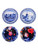 Onderzetters Hollandse schilderijen - Rond - Keramiek - set van 4