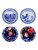 Coasters Dutch Paintings - Round - Ceramic - Set of 4