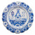 Birth Plate - Personalized - Hand-painted - 22 cm