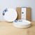 Ontbijtbord Blauw Bloesem - Porselein - 21 cm - 4 stuks