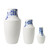 Vases Set Blauw Bloesem - Porcelain - 3 Heights - 3 piece