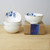 Yoghurtschaal Blauw Bloesem - Porselein - 175 ml - 4 stuks