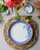 Dinerbord Paauw Blauw - Porselein - 27 cm - 4 stuks