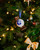 Kerstornament snoepje goud - Keramiek - 7,5 cm