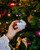 Kerstornament cupcake - Keramiek - 7,5 cm