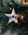 Kerstornament ster 4 - Keramiek - 8,5 cm