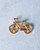 Broche Fiets - Goud - 3 cm