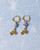 Oorbellen Fiets - Bedel - Goud - 4 cm