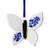 Christmas ornament butterfly - Ceramic - 6 cm