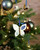 Christmas ornament butterfly - Ceramic - 6 cm
