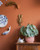 Wanddecoratie vis - Keramiek - Delfts blauw - Middel - 23 cm
