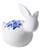 Decoratiebeeld Haas - Pasen - Delfts blauw - Keramiek - 18,5 cm