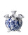 Tulip Vase on Legs Fair Florals - Ceramic - Delft blue - 17 cm