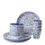 Campingservies Serviesset - 4 persoons – Melamine – 12-delig